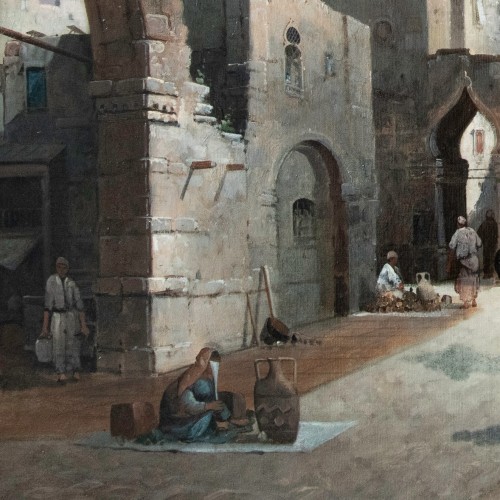 19th century - August VON SIEGEN (1850–1910), Gate of an Eastern City