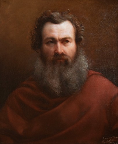 Claude-Baptiste Tailleur (1823-1891), Portrait d'un artiste peintre (1861)