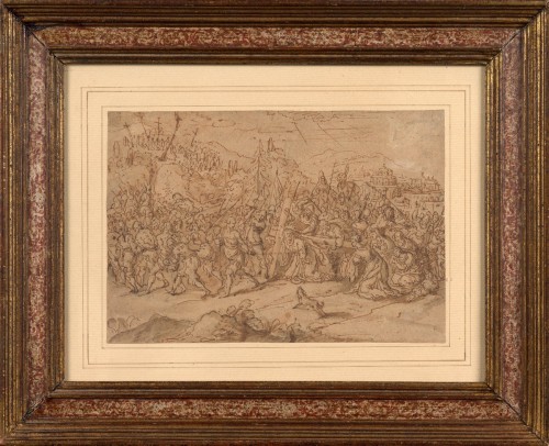 The Carrying of the Cross, attributed to Jan Luyken (1649–1712) - Paintings & Drawings Style Louis XIV