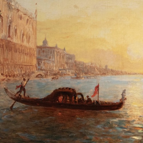 Napoléon III - Félix Ziem (1821–1911),Sunrise in front of Piazzetta, Doge’s Palace, Venice