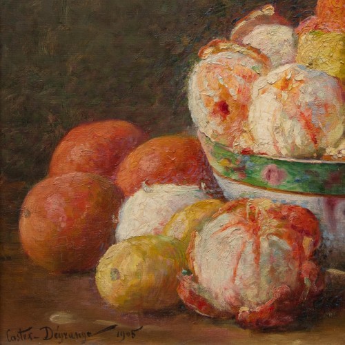 Paintings & Drawings  - Adolphe Louis Castex Degrange (1840-1918), Oranges And Lemons