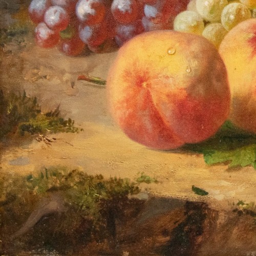 Anthelme Eugène Grobon (1820 - 1878), Still Life With Fruits  - Napoléon III