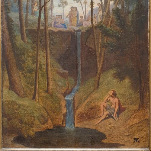 Théodore Caruelle d&#039;Aligny (1798–1871), Les Muses ou la Fontaine de l&#039;Hélicon - 