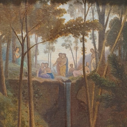 19th century - Théodore Caruelle d&#039;Aligny (1798–1871), Les Muses ou la Fontaine de l&#039;Hélicon