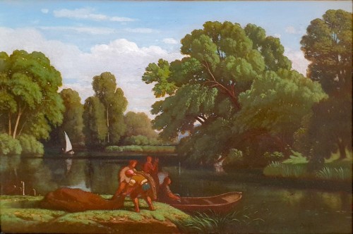 Théodore Caruelle d'Aligny (1798 – 1871), Au bord de l'eau