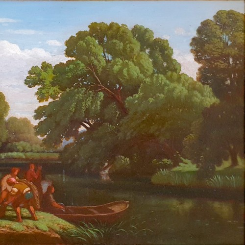 Théodore Caruelle d'Aligny (1798 – 1871), Au bord de l'eau - Tomaselli Collection