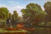 Théodore Caruelle d'Aligny (1798 – 1871), Au bord de l'eau