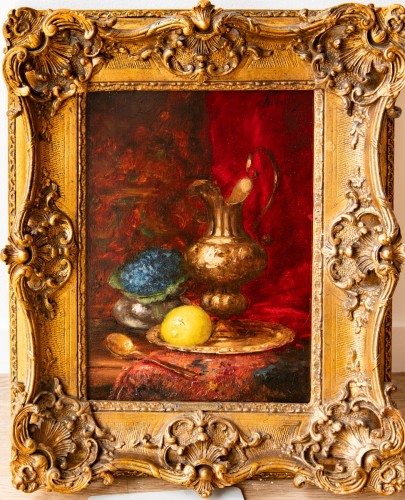 Paintings & Drawings  - Antoine Vollon (1833–1900), Pair of still lifes with oranges and lemons