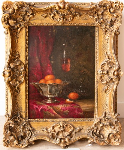 Antoine Vollon (1833–1900), Pair of still lifes with oranges and lemons - 