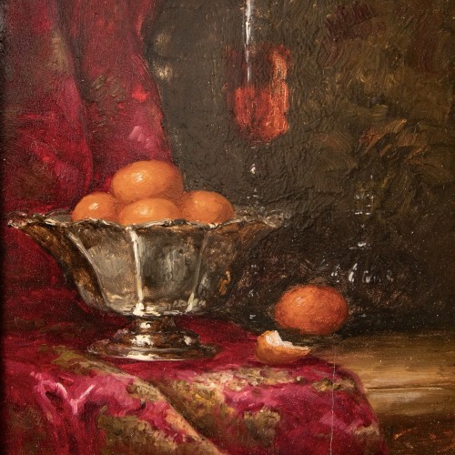  - Antoine Vollon (1833–1900), Pair of still lifes with oranges and lemons