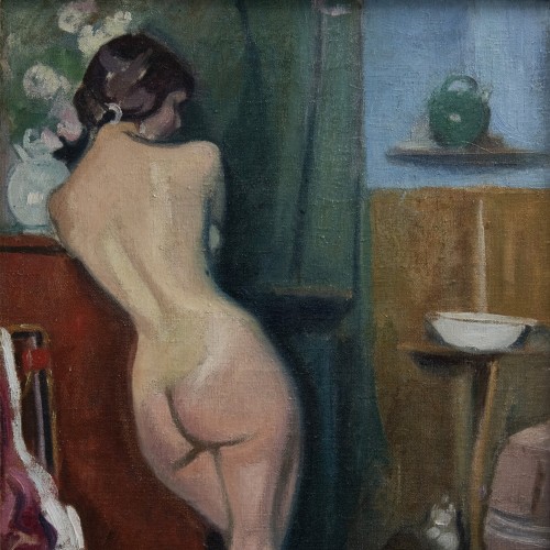 Tableaux et dessins Tableaux du XXe siècle - Jean PUY (1876 – 1960), Nu de dos, 1914