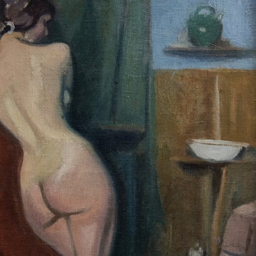 Jean PUY (1876 – 1960), Nu de dos, 1914 - Art nouveau