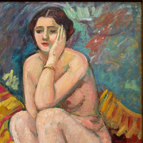 Art nouveau - Jean PUY (1876 – 1960), The Little Italian Girl, 1938