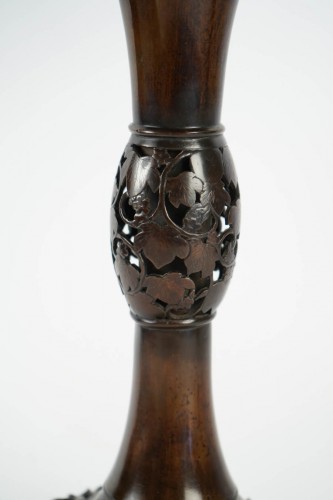 Asian Works of Art  - Large Japannese bronze vase