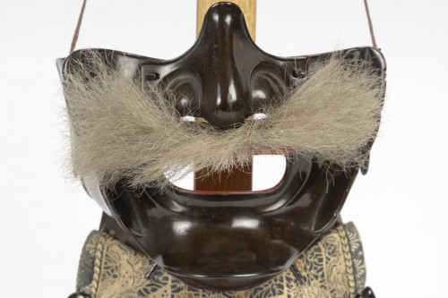 Menpo masque de samouraï en fer - fin 18e siècle - Arts d