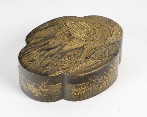Boîte japonaise (Kobako) en laque - Arts d