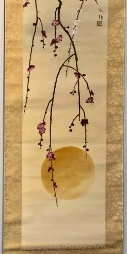 Japanese pair of kakemono by Sano Kosui (1896-1960) - 