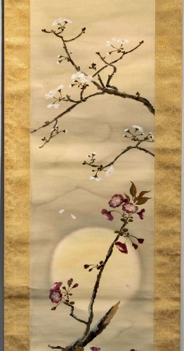 20th century - Japanese pair of kakemono by Sano Kosui (1896-1960)