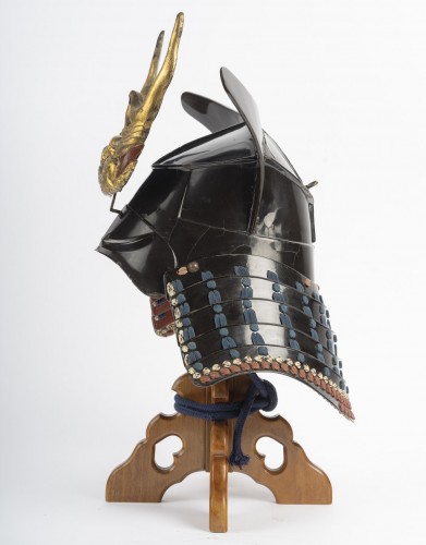 Asian Works of Art  - Japanese kawari kabuto - Japanese helmet of samouraï