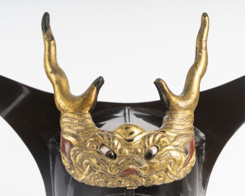 Antiquités - Japanese kawari kabuto - Japanese helmet of samouraï