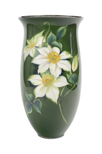 Imposant vase japonais en cloisonné - Ando Jubei