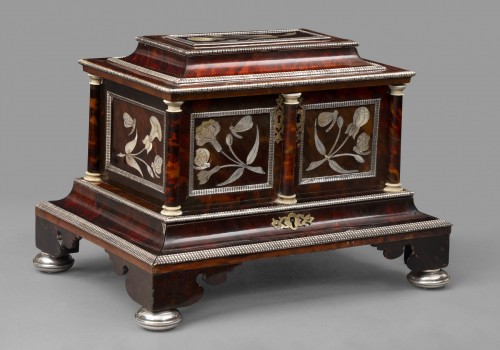 Antiquités - Augsburg jewelry casket by Johannes Mann (1679-1754) and Emanuel Eichel (1690-1752)