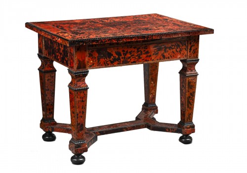 An anglo-dutch tortoiseshell centre table