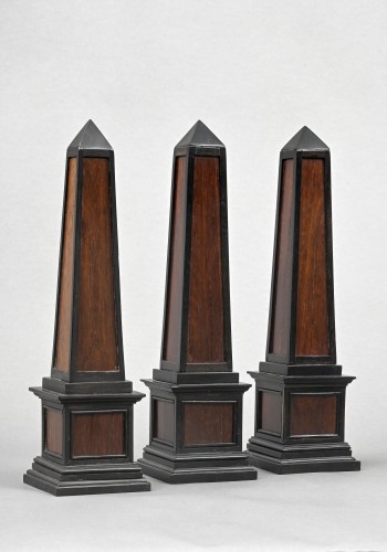 Set of three obelisks - Decorative Objects Style Napoléon III