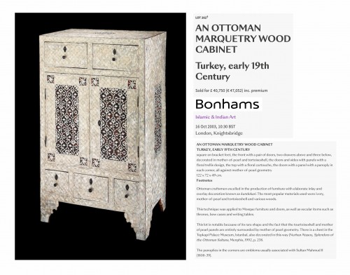Furniture  - Ottoman marriage-chest