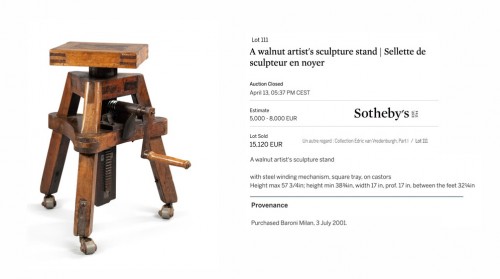 Artist’s sculpture stand - Decorative Objects Style Napoléon III