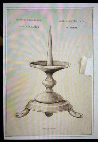 A roman pricket candlestick - 