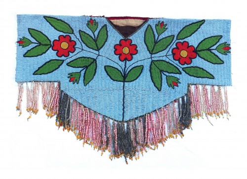 A Yoke Lakota fully glass beaded, Plain Indians (Lakota) Ca 1900-1930