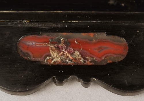 Coffret d'Augsbourg en agate peint - Louis XIII