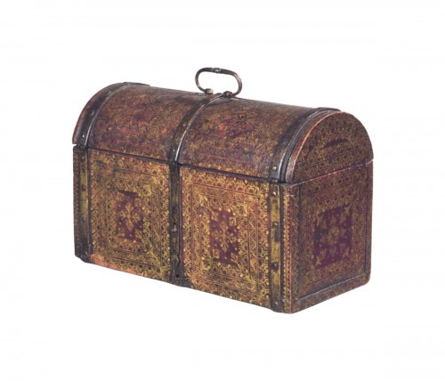 Coffret français en cuir