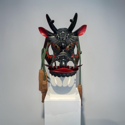 Samurai Horse mask Bamen, Edo - Asian Works of Art Style 
