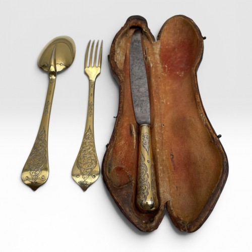 silverware & tableware  - Augsburg travelling cutlery set