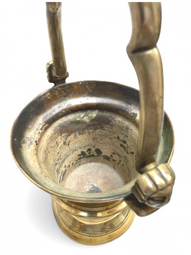 Religious Antiques  - A Flemish bronze holy-water font