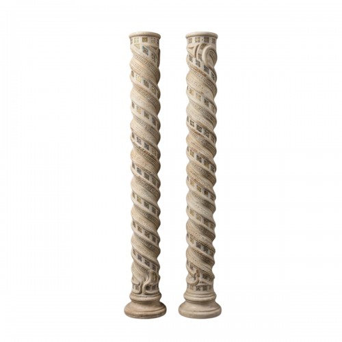 Pair de colonnes cosmateque