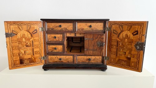 Furniture  - An Augsburg table cabinet