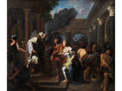 Paintings & Drawings  - Alexander and Pythia in the temple