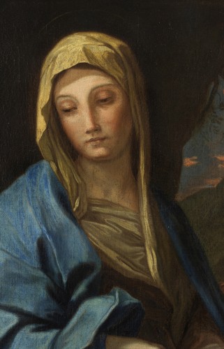 Tableaux et dessins Tableaux XVIIe siècle - Les Trois Marie et la Mère de Dieu avec une couronne d'épines