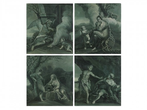 Allégorie des saisons et des éléments, attribué a Piat Joseph Sauvage (1744 - 1818)
