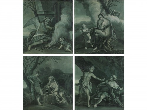 Allégorie des saisons et des éléments, attribué a Piat Joseph Sauvage (1744 - 1818) - Torres Nieto Fine Arts