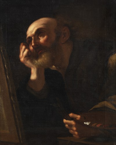 Saint Luc, Maître italien du XVIIe siècle