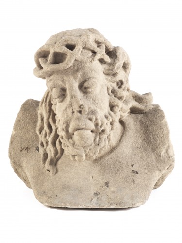 Sculpture  - Gothic Christ Head