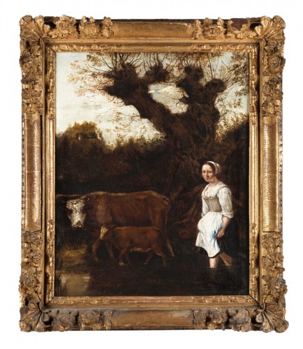 Pastoral scene, attributed / Circle of Jan Siberechts 1627 Antwerp – c. 1703 London,