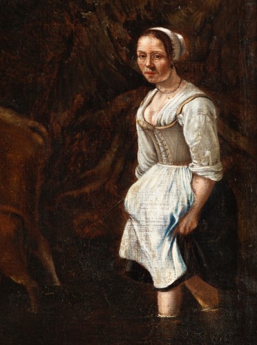 Pastoral scene, attributed / Circle of Jan Siberechts 1627 Antwerp – c. 1703 London, - Paintings & Drawings Style 