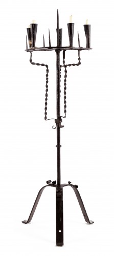 Wrought Iron Hall Chandelier, Northern France 15th / 16th century