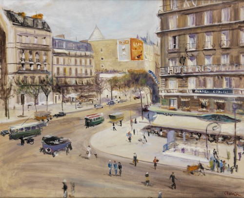 Lucien Adrion (1889 - 1979) - In the Streets of Paris