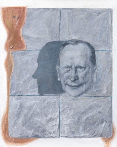Peter Herkenrath (1900 - 1992) Portrait Gustav Stein, 1968